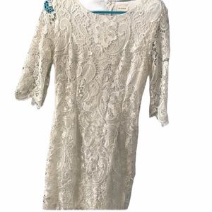 In Style white lace dress- bridal shower